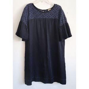 Ella Moss Lace Detail Shift Dress - Size Large